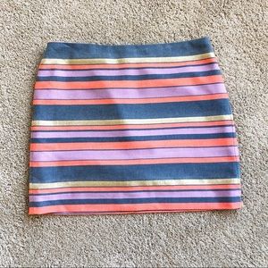 Like New Jcrew Striped Skirt